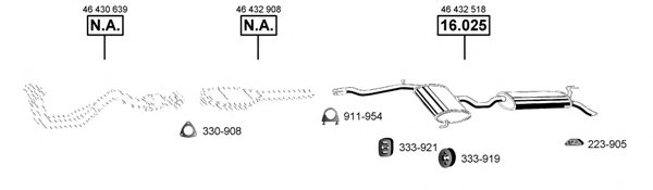ASMET FI160300 Exhaust System